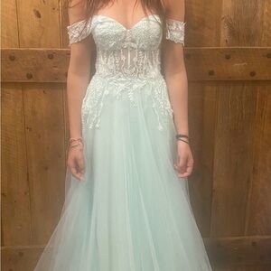 Jovani Strapless Gown